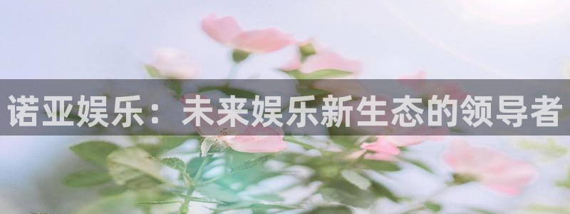 天狮娱乐：诺亚娱乐：未来娱乐新生态的领导者